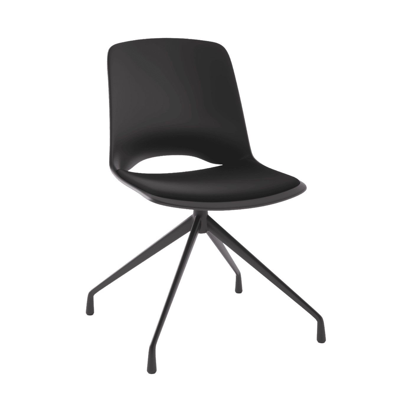 Vista Pivot Meeting Chair Black - Office Furniture Company