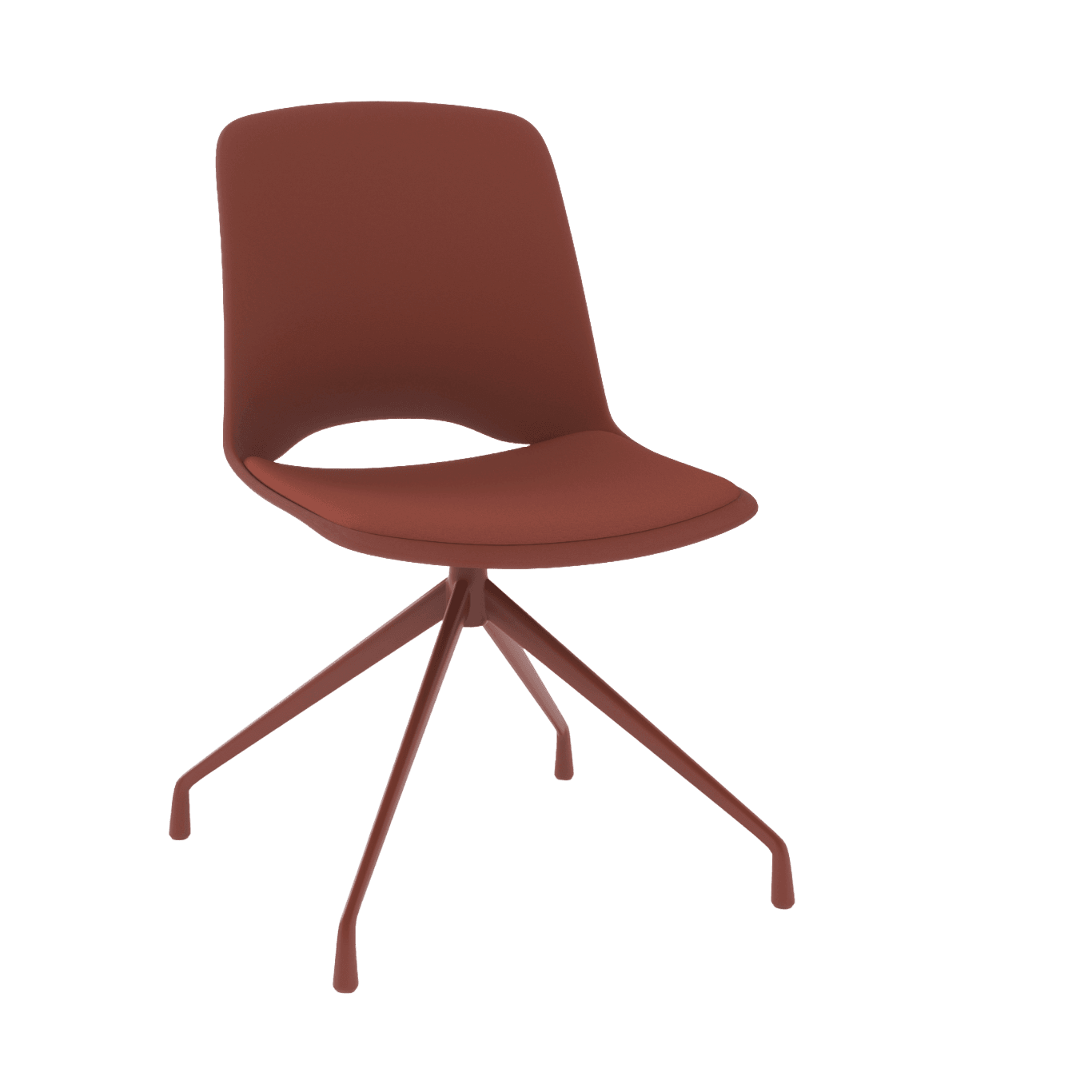Vista Pivot Meeting Chair Rust - Office Furniture Company