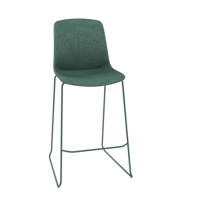 Vista Rise Stool Fully Upholstered vista - kellygreen - Office Furniture Company
