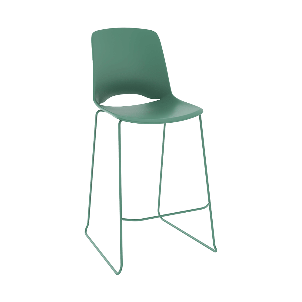 Vista Rise Stool Moss - Office Furniture Company