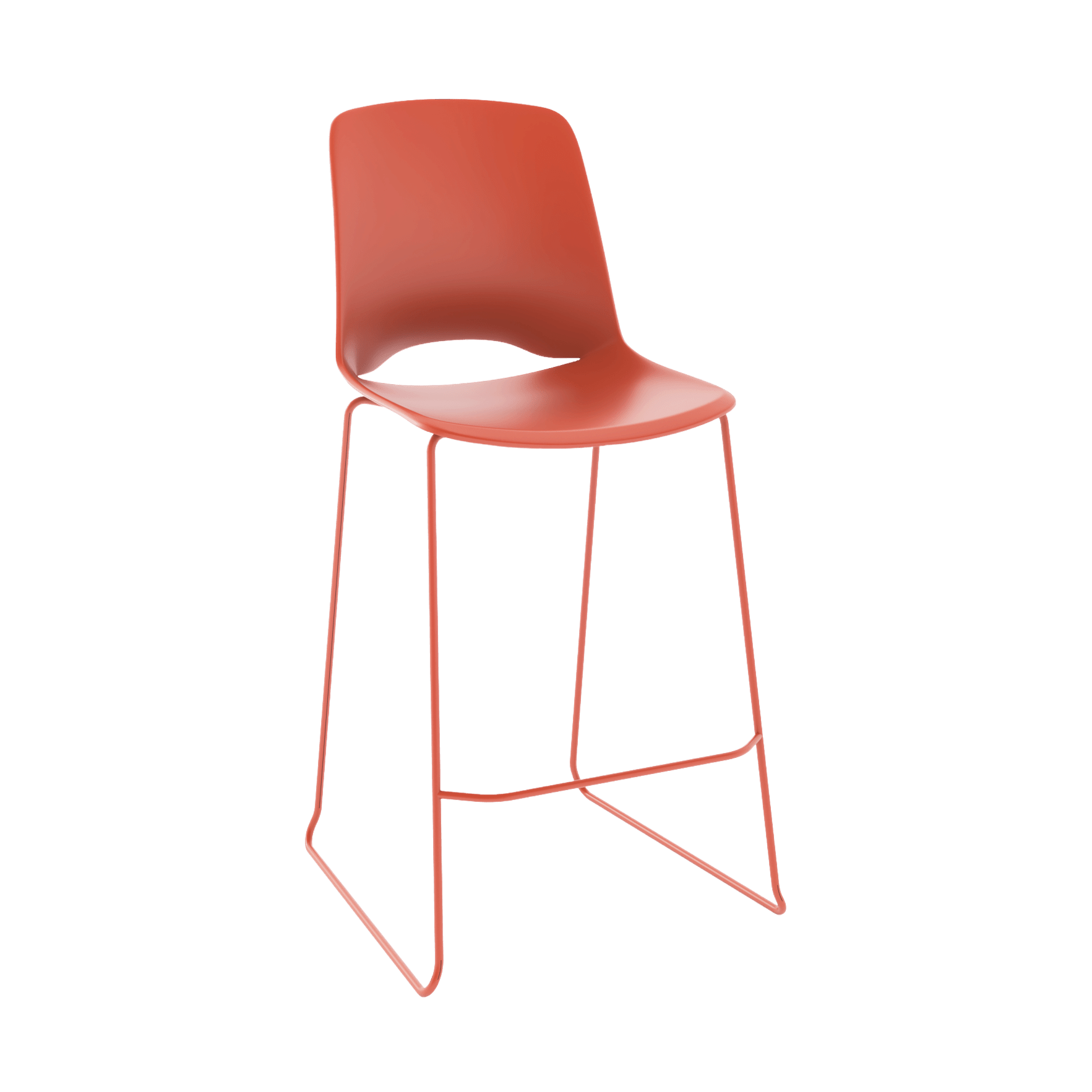 Vista Rise Stool Rust - Office Furniture Company