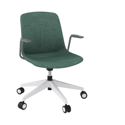 Vista Swivel Padded Chair Fully Upholstered Vista - Kellygreen - Office Furniture Company