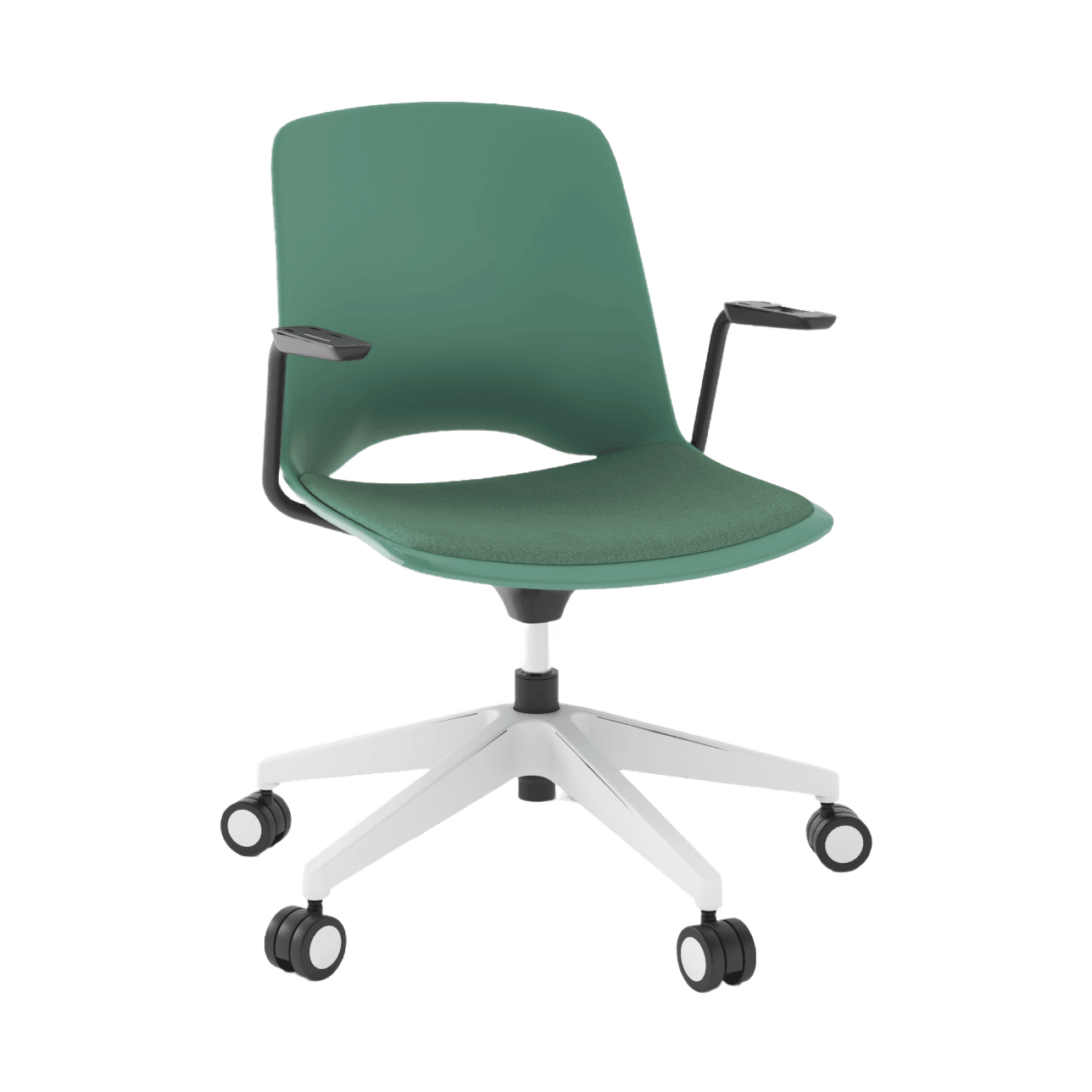 Vista Swivel Padded Chair Green / Green (Vista)