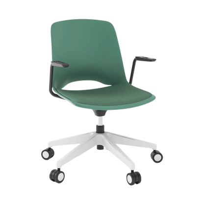Vista Swivel Padded Chair Green / Green (Vista)