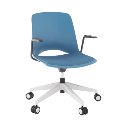 Vista Swivel Padded Chair Blue / Blue (Vista)
