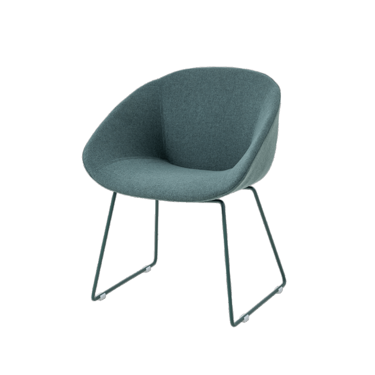 Vista Tub Chair Green (Moss Sunday Fabric) - Office Furniture Company
