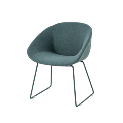Vista Tub Chair Green (Moss Sunday Fabric) - Office Furniture Company