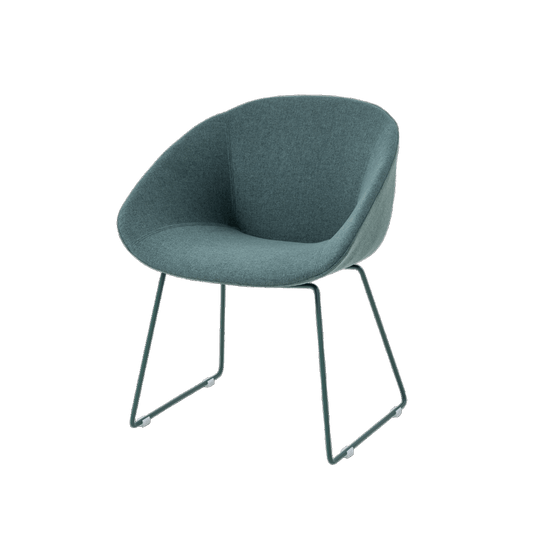 Vista Tub Chair Green (Moss Sunday Fabric) - Office Furniture Company