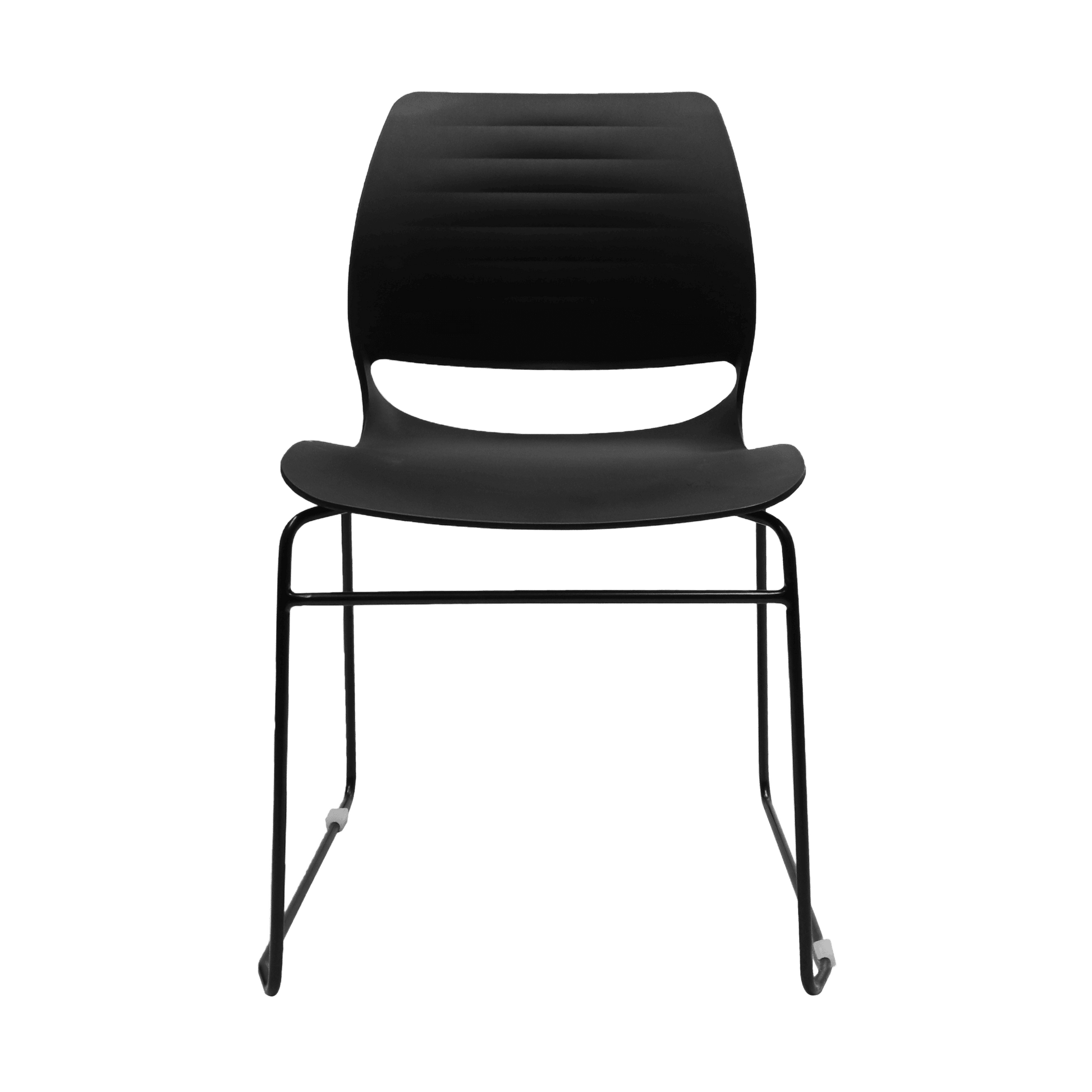 Vivid Stackable Chair Black - Office Furniture Company