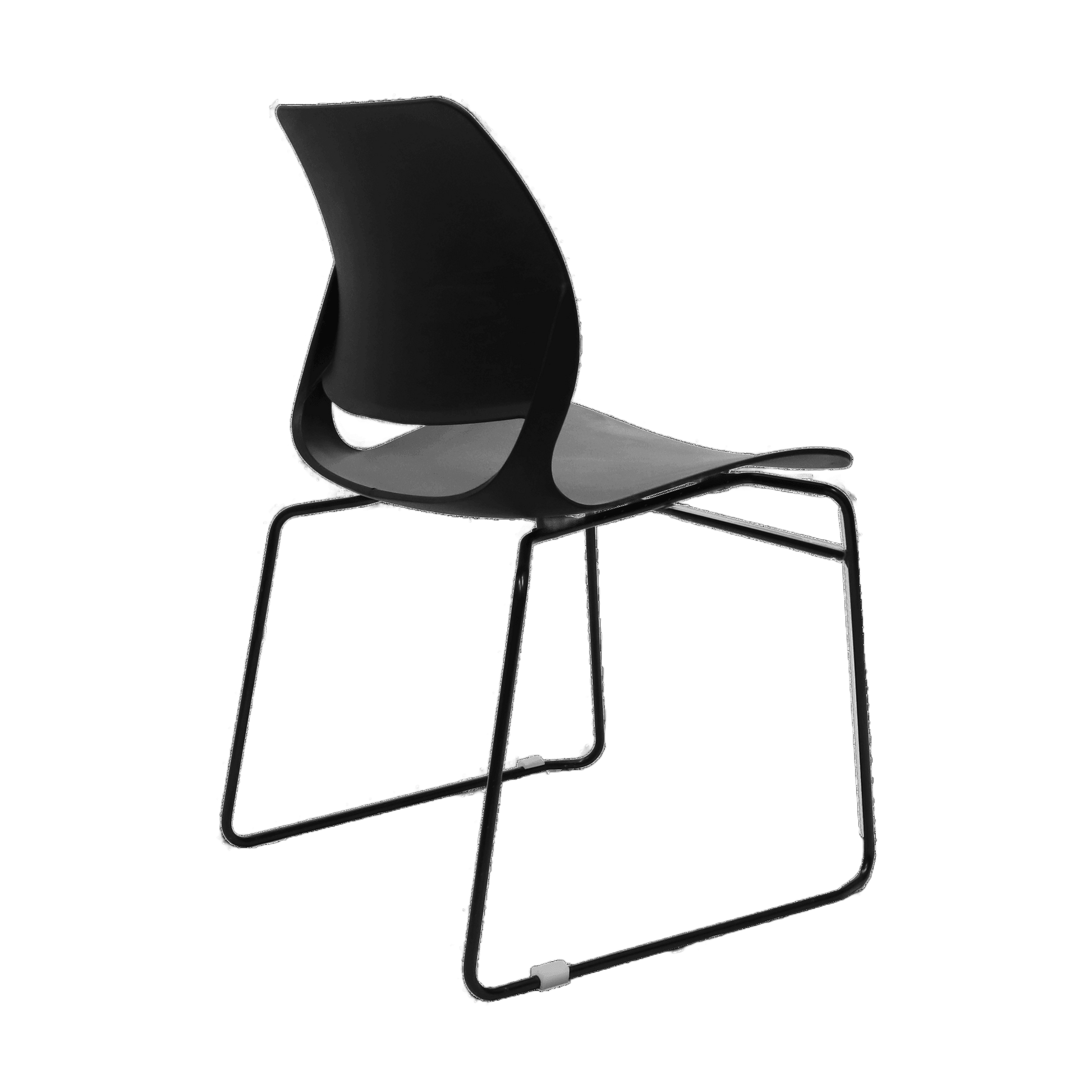 Vivid Stackable Chair Black - Office Furniture Company