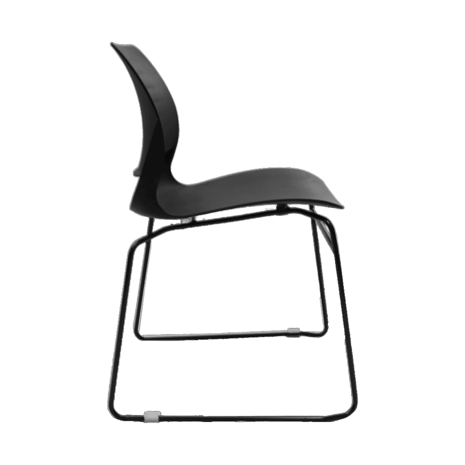Vivid Stackable Chair Black - Office Furniture Company