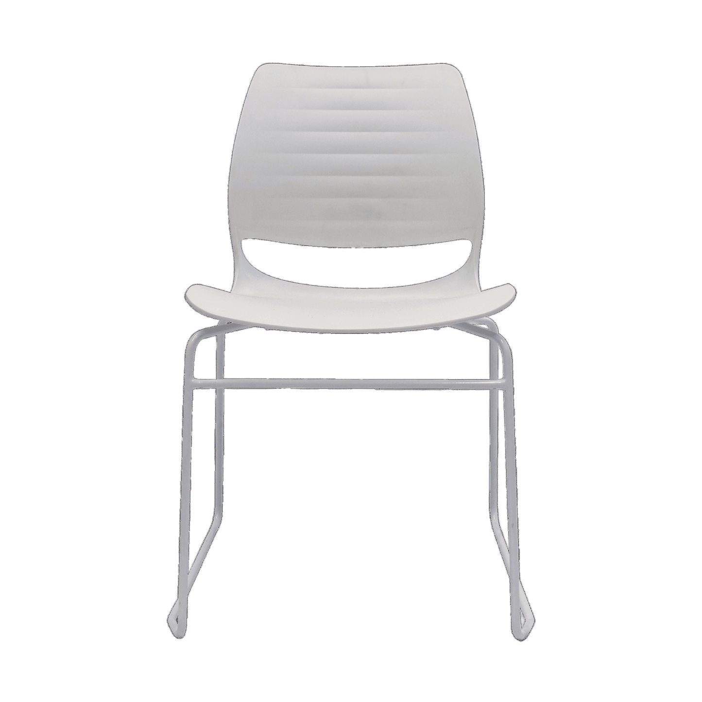 Vivid Stackable Chair White - Office Furniture Company