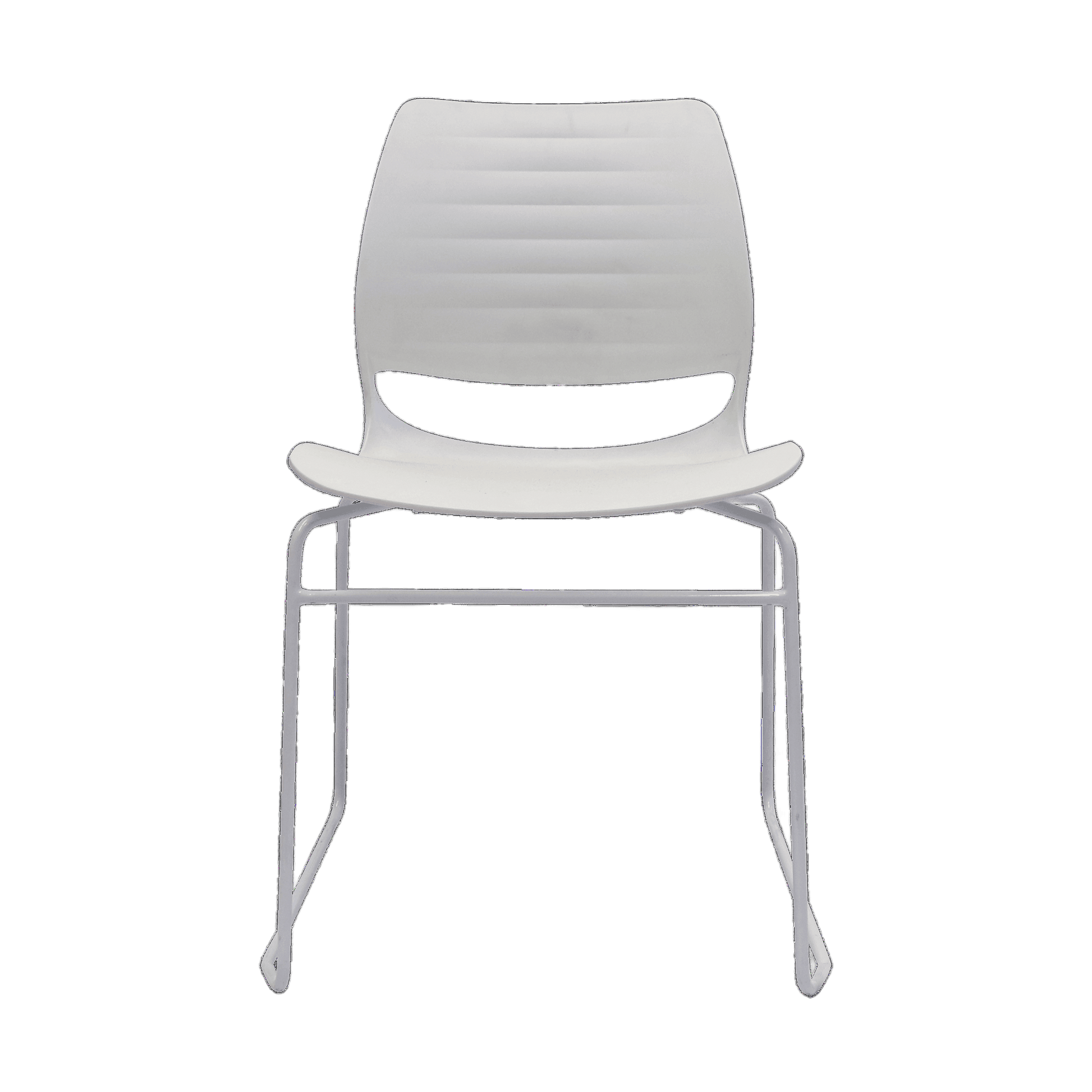 Vivid Stackable Chair White - Office Furniture Company