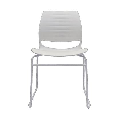 Vivid Stackable Chair White - Office Furniture Company