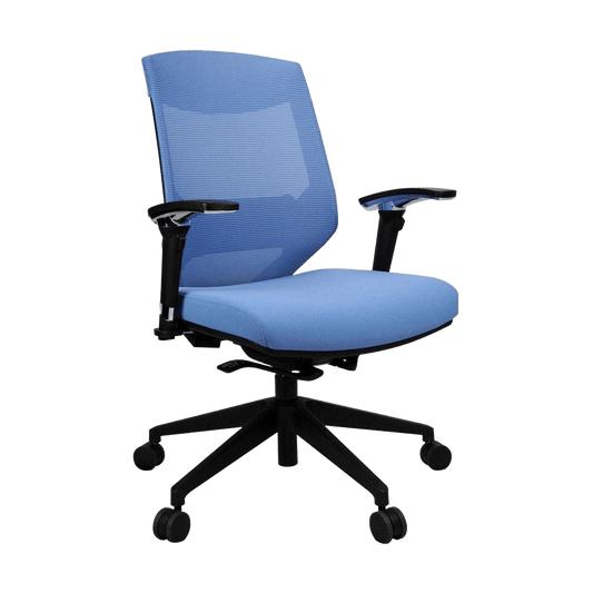 Vogue Mesh Back Chair Blue Fabric / Blue Mesh (Vogue)