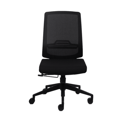 Volt Mesh Office Chair Adjustable Arms Black Plastic Base