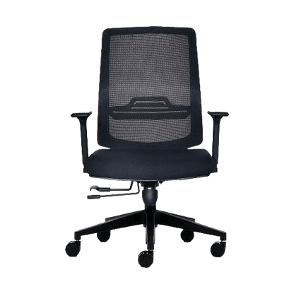 Volt Mesh Office Chair Adjustable Arms Black Plastic Base