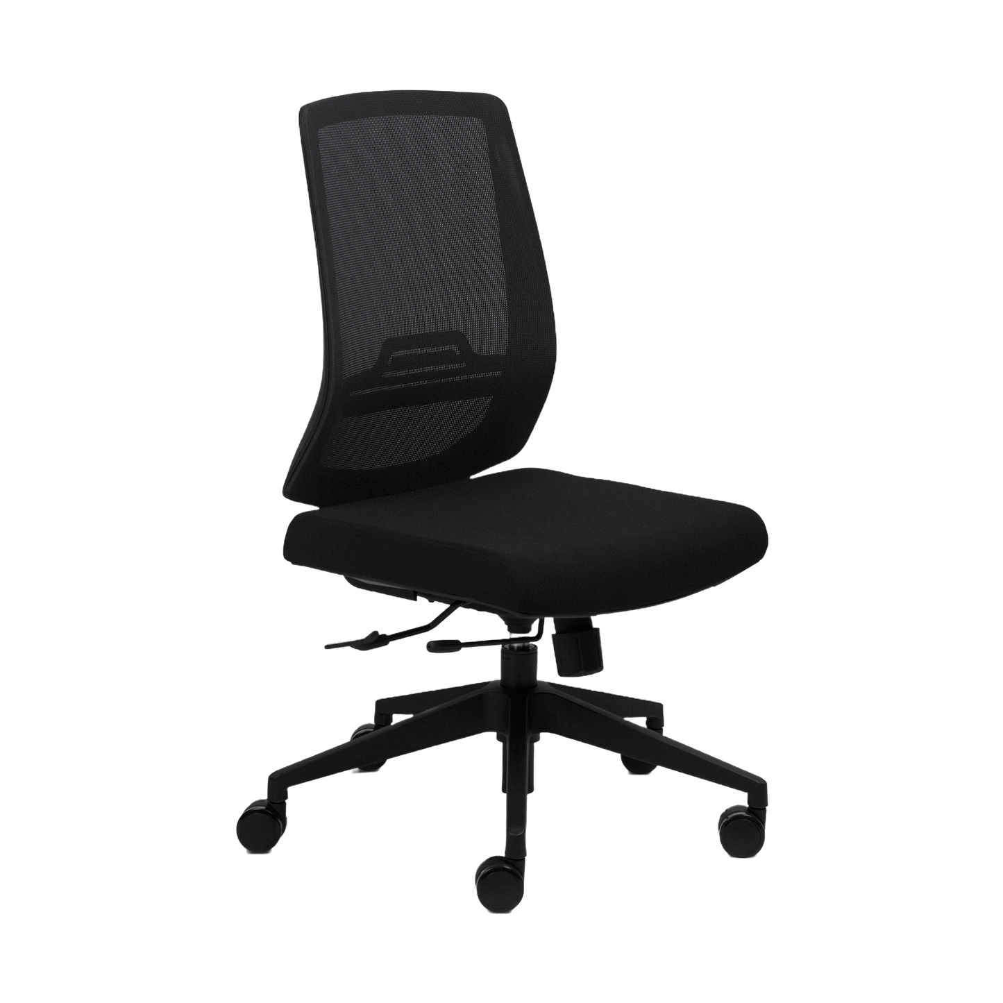 Volt Mesh Office Chair Adjustable Arms Black Plastic Base