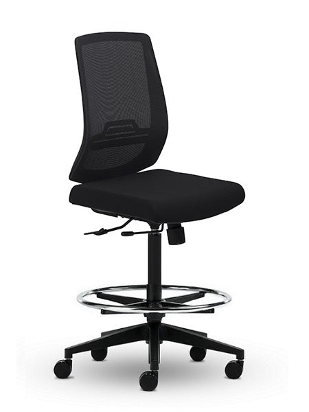 Volt Mesh Office Chair Adjustable Arms Polished Aluminium