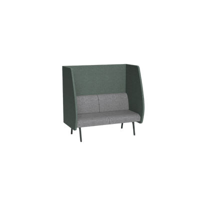 Willow 2 Seater Wrap Around Booth Green Kelly (Vista)