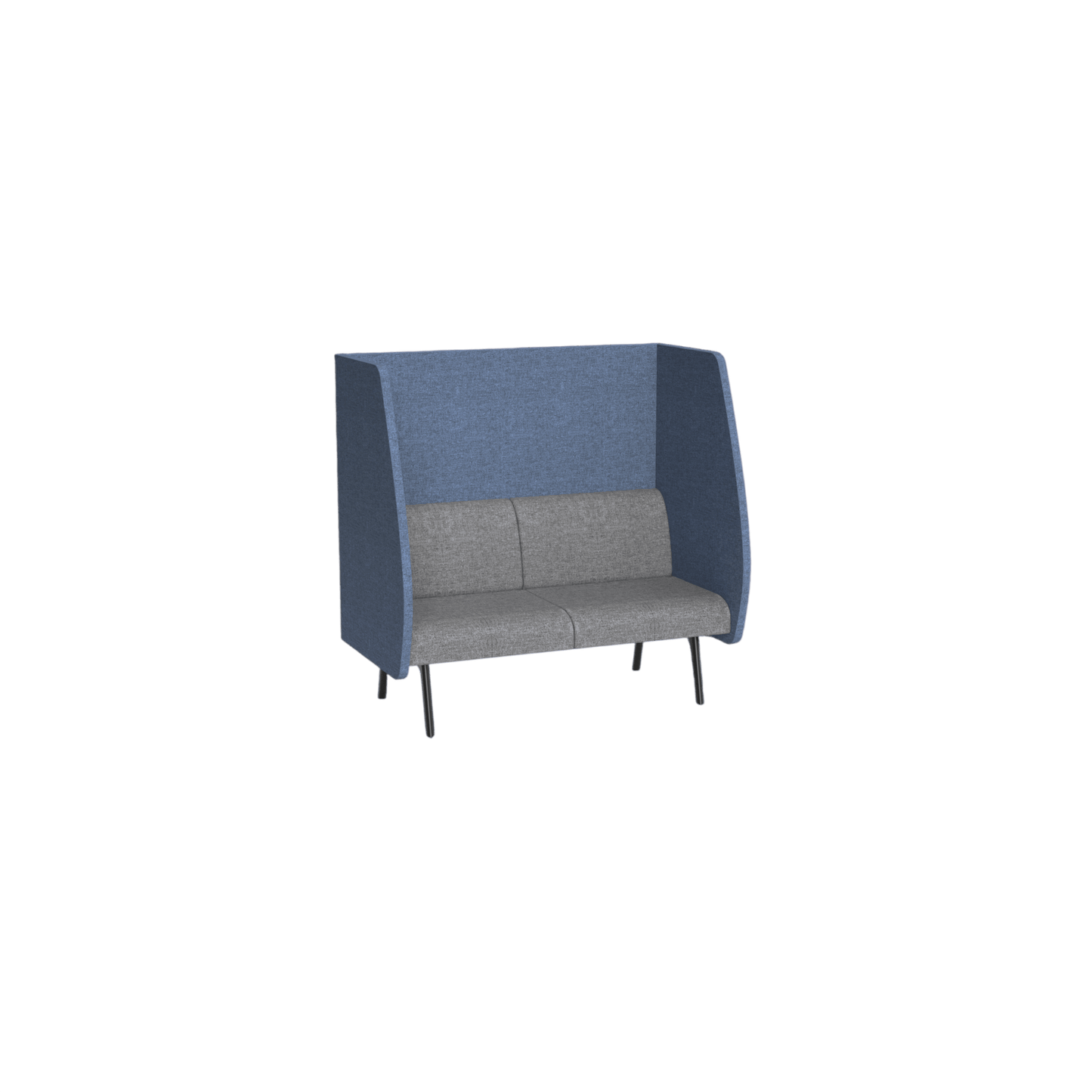 Willow 2 Seater Wrap Around Booth Blue Niagara (Vista)