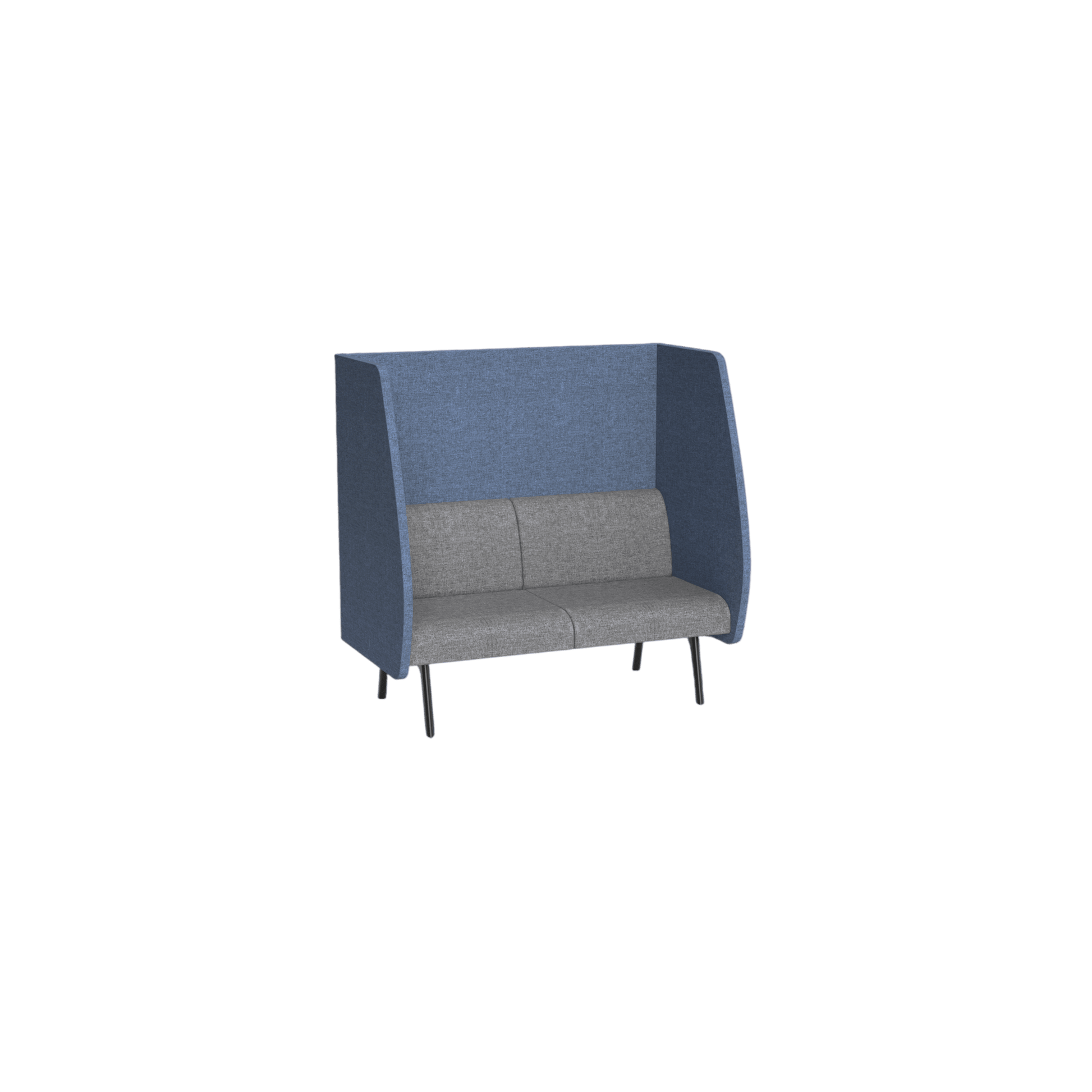 Willow 2 Seater Wrap Around Booth Blue Niagara (Vista)