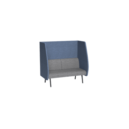 Willow 2 Seater Wrap Around Booth Blue Niagara (Vista)