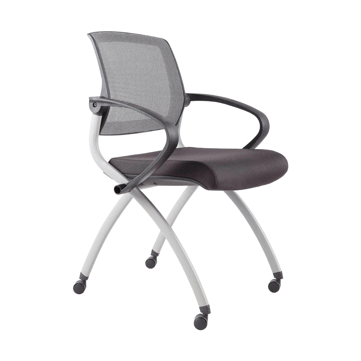 Zoom Foldable Mesh Chair With Tablet Arm - Office Furniture Company