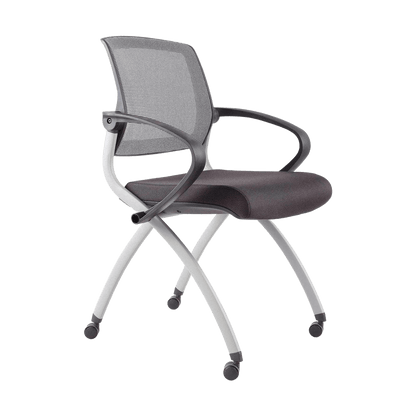 Zoom Foldable Mesh Chair With Tablet Arm - Office Furniture Company