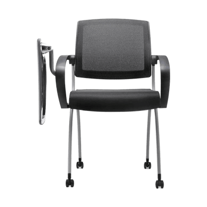 Zoom Foldable Mesh Chair With Tablet Arm - Office Furniture Company